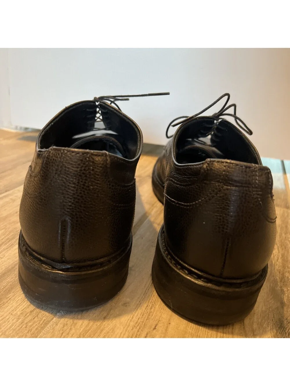 ALLEN EDMONDS CYRUS MENS BLACK DRESS OXFORD SHOES SIZE 12D VGC